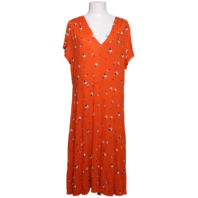 Kjole (Orange, Flerfarvet) fra Holly & Whyte by Lindex Lyocell, Viscose