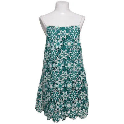 Robe (Vert, Blanc) de Zara Coton, Polyester