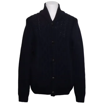 Strickjacke (Blau) von Farah Vintage Wolle