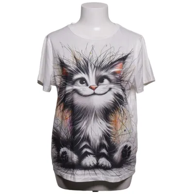 T-shirt (Vit, Flerfärgad) från Shein