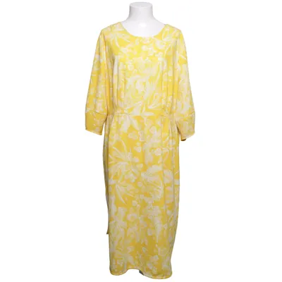 Robe longue (Jaune, Blanc) de Ellos Polyester