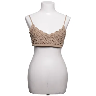 Crop top (Beige) de Forever 21 Exclusive Coton, Élasthane, Polyester