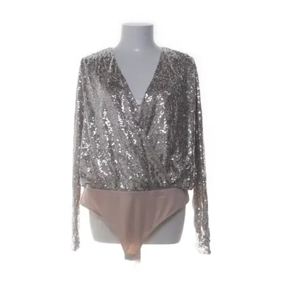 Body (Beige, Silver) from H&M Elastane, Polyester