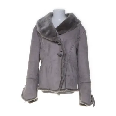 Shearling jacket (Gray) from Flash Acrylic, Nylon
