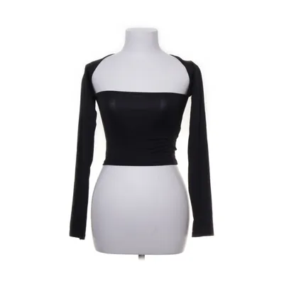 Crop top (Svart) från Nelly Elastan, Återvunnen polyester