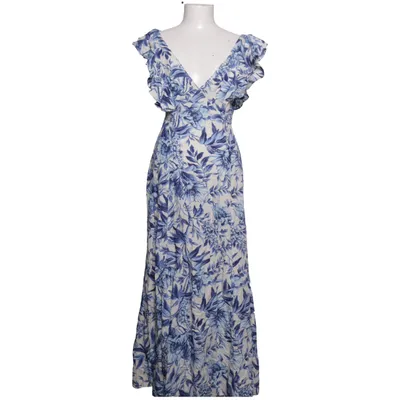 Maxi dress (Blue, Multicolored) from H&M Linen, Viscose