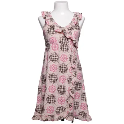 Dress (Pink, Brown, White) from Me&i Cotton, Polyester