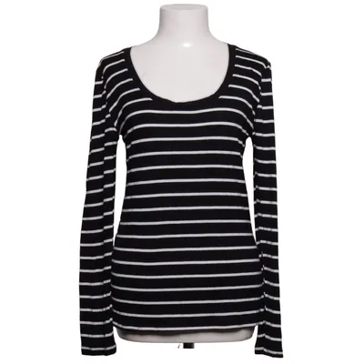 Langærmet t-shirt (Sort, Hvid) fra Zenana Outfitters Elastan, Viscose