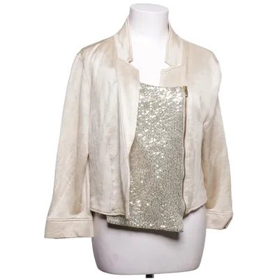 Jacka (Beige, Silverfärgad) från Nolita Acetat, Bomull