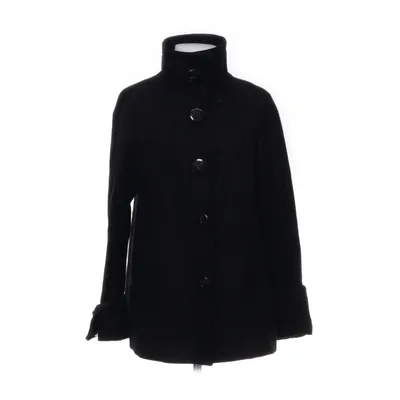 Manteau (Noir) de Zara Basic Polyester, Viscose, Laine