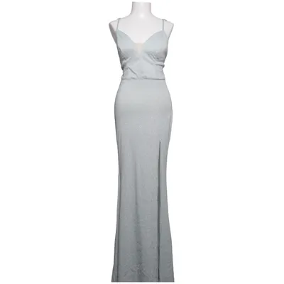 Abendkleid (Silber) von Shein Elasthan, Metallfaser, Polyester