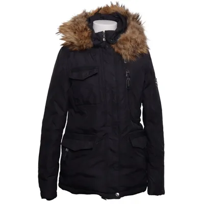 Parka (Noir) de Hollies Stockholm Coton, Duvet, Plume, Polyamide, Polyester