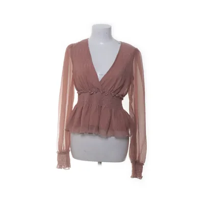 Peplum top (Pink) from NA-KD Polyester