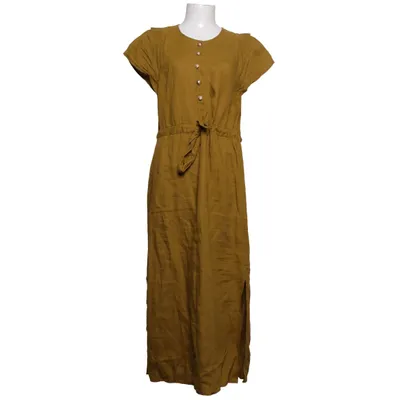 Maxikleid (Grün, Braun) von Des Petits Hauts Leinen