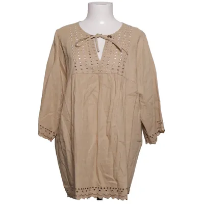 Top (Beige) van Tweeds Linnen, Viscose