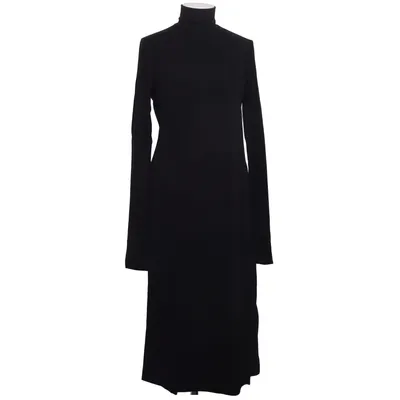 Jurk met col (Zwart) van Teurn Elastaan, Viscose
