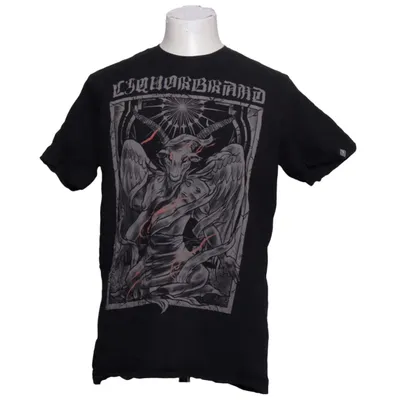 T-shirt (Black) from Liquor Brand Cotton