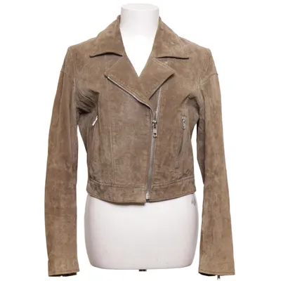Bikerjacka (Brun) från Jeena Skinn, Polyester