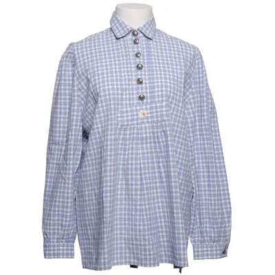 Chemise (Bleu, Blanc) de Hammerschmid Coton, Polyester