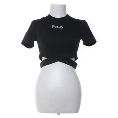 Crop top (Svart) från Fila Bomull, Elastan