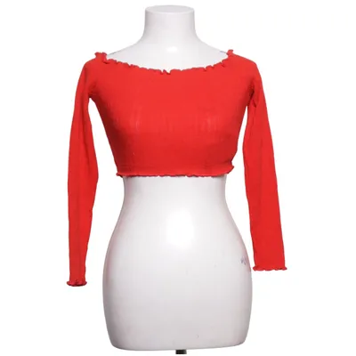 Crop top (Red) from Choies Cotton, Elastane, Polyester
