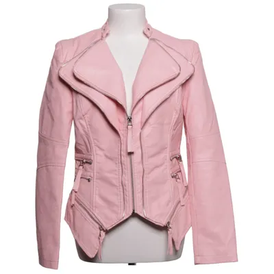 Bikerjacke (Pink) von Noémi Kent Polyester, Polyurethan