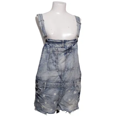 Dungarees (Blue, Multicolored) from Hot Kiss Cotton