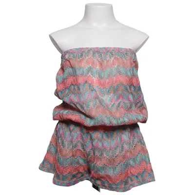 Byxdress (Rosa, Blå, Flerfärgad) från KiWi Saint-Tropez Metallfiber, Polyester