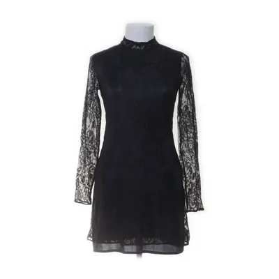 Dress (Black, Blue) from Zara W&B Collection Polyamide