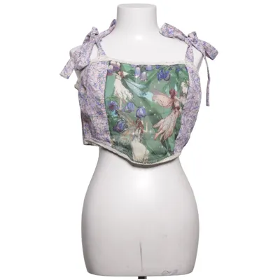 Crop top (Violet, Vert, Multicolore) de Romwe Polyester