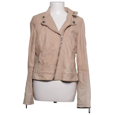 Biker jacket (Beige) from Eddy's Jackets Leather, Polyester