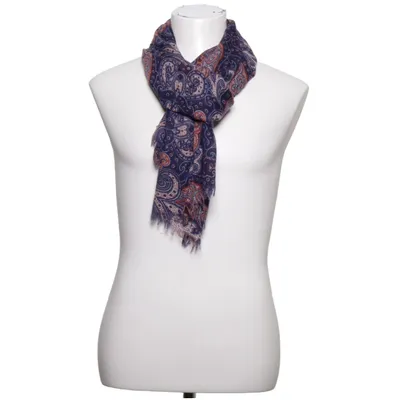 Scarf (Blue, Multicolored) from Mango Man