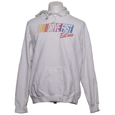 Hoodie (White) from Gildan Cotton, Polyester