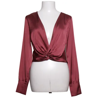 Wrap top (Red) from Bik Bok Elastane, Polyester