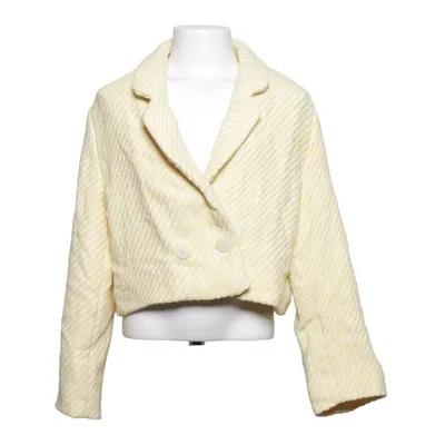 Kavaj (Gul, Vit) från Zara Bomull