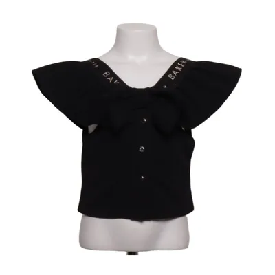 Crop top (Sort) fra Baker by Ted Baker Elastan, Polyester