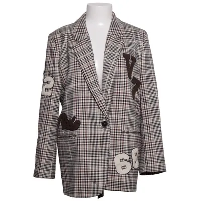 Blazer (Beige, Brown, Multicolored) from Vicolo Acetate, Viscose