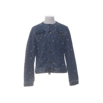 Jeansjacka (Blå, Vit) från Lands' End Kids Bomull, Elastan, Polyester