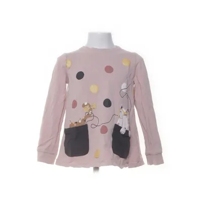 Sweatshirt (Roze) van Lindex Kids Katoen, Elastaan