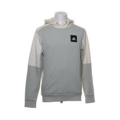 Huvtröja (Grå, Beige) från Adidas Bomull, Elastan, Återvunnen polyester