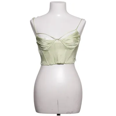 Crop top (Green) from Zara Polyester