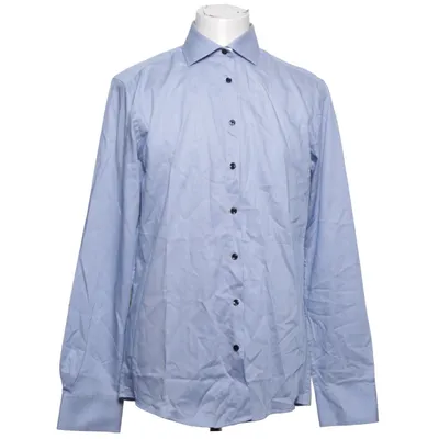Shirt (Blauw) van Bruun & Stengade Katoen
