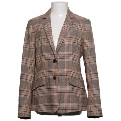Blazer (Beige, Brown, Multicolored) from Tommy Hilfiger Acrylic, Cotton, Elastane, Polyamide, Wool