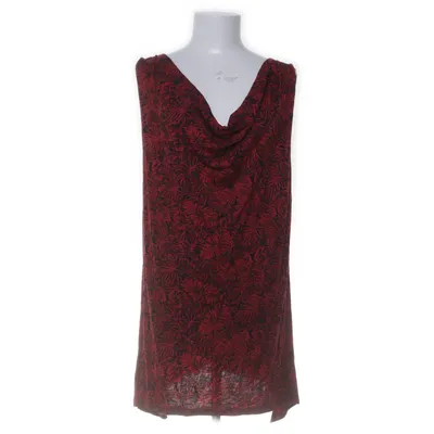 Dress (Red, Black) from Koroshi Viscose