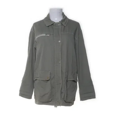Jacket (Green) from Topshop Cotton, Polyester