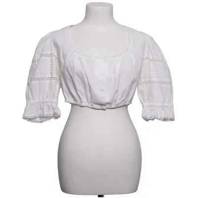 Dirndl blouse (White) from Lisa's Landhaus Cotton, Polyester