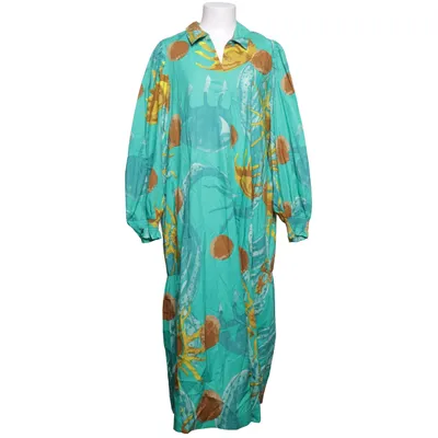 Långklänning (Grön, Flerfärgad) från Noen Bomull