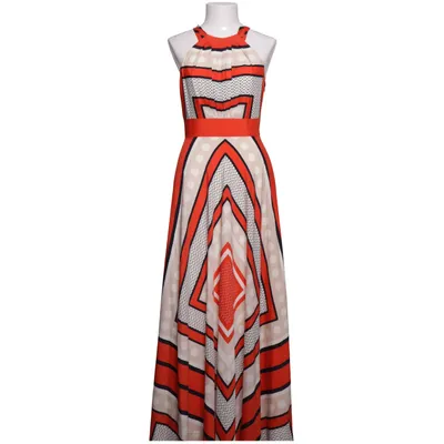 Maxi jurk (Rood, Wit, Zwart) van Eliza J Polyester