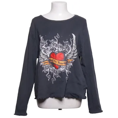 Långärmad t-shirt (Grå, Röd, Vit) från Clockhouse Bomull