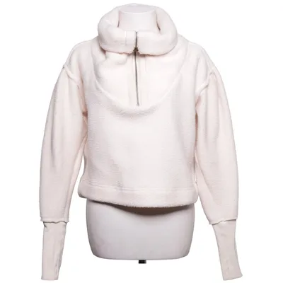 Fleecetröja (Beige) från Free People Bomull, Elastan, Polyester